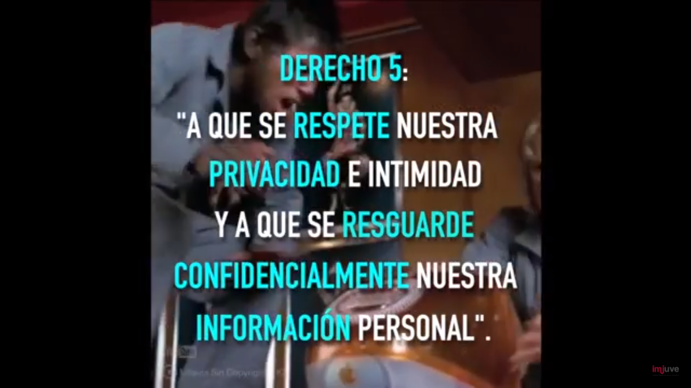 Derechos Sexuales de Adolescentes y Jóvenes .....Derecho 5.....