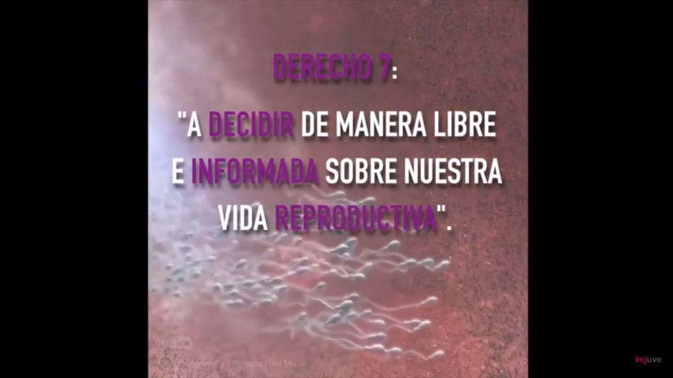 Derechos Sexuales de Adolescentes y Jóvenes .....Derecho 7.....